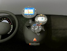 City car dashboard concept