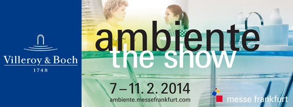 Villeroy & Boch bathroom accessories 2014 | Messe Frankfurt Ambiente