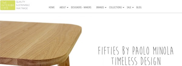 The Interior Cafe | Fifties console, coffee table & Dingdong wall clock